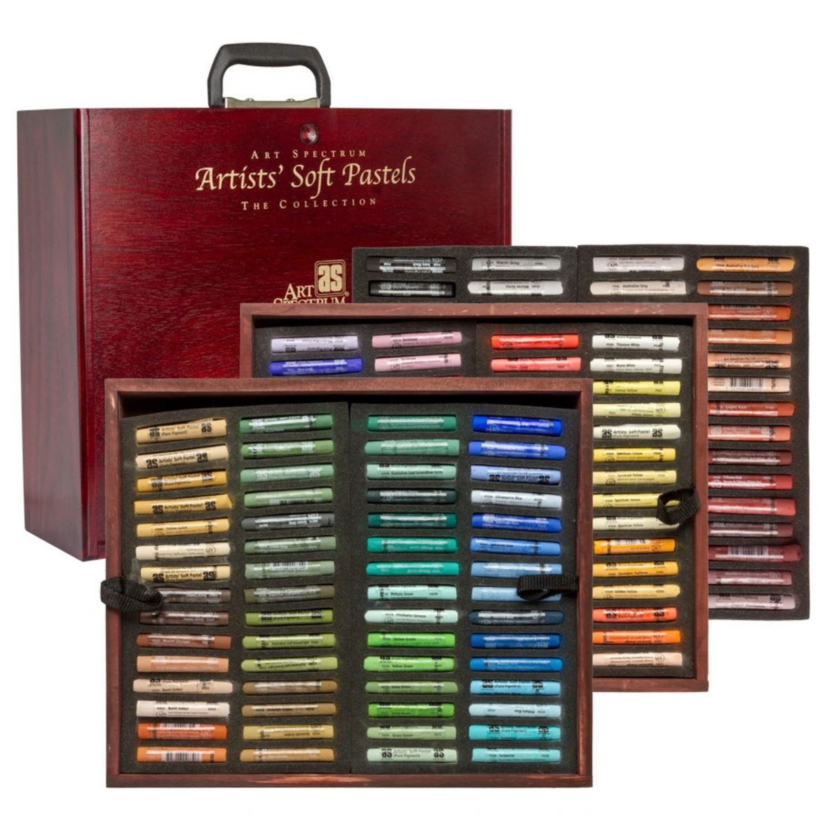 Art Spectrum Artists Soft Pastels Deluxe Wooden Box Set