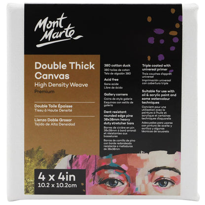 Mont Marte Professional Canvas 10.2X10.2cm