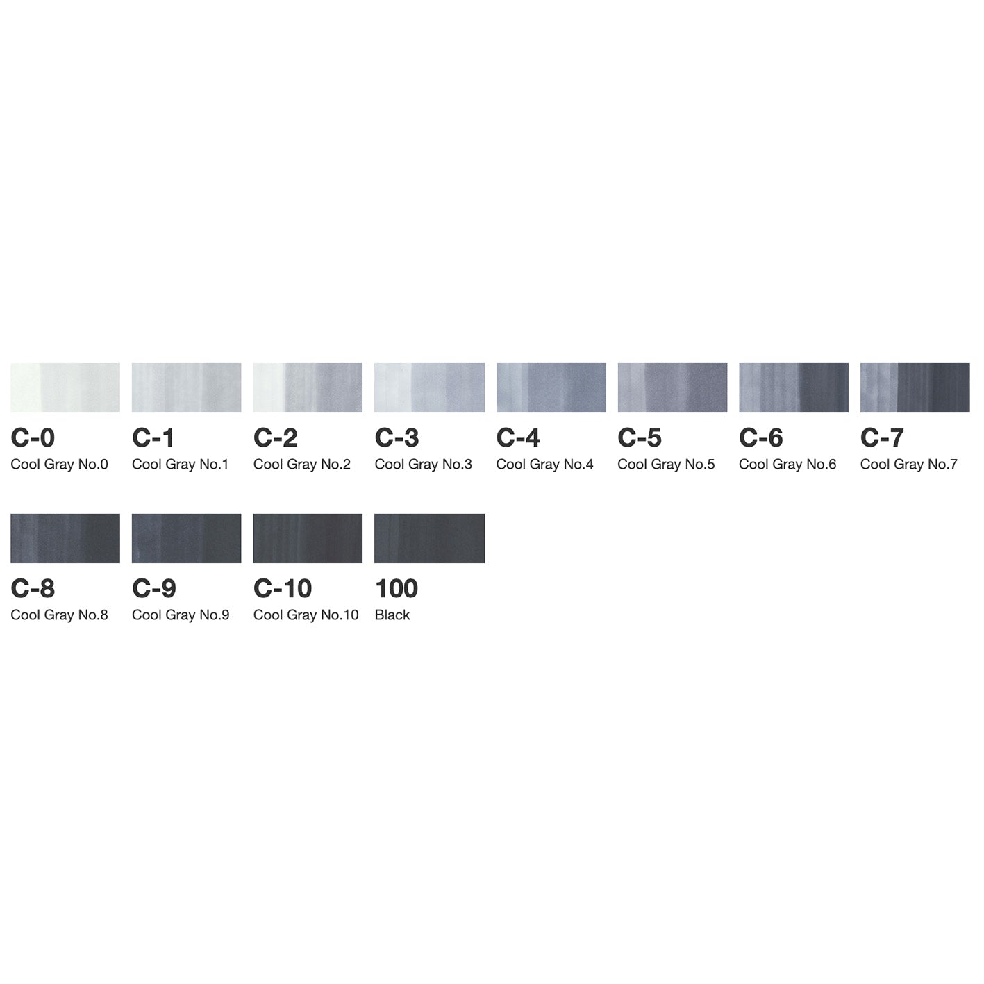 Copic Classic Set 12 Cool Grey