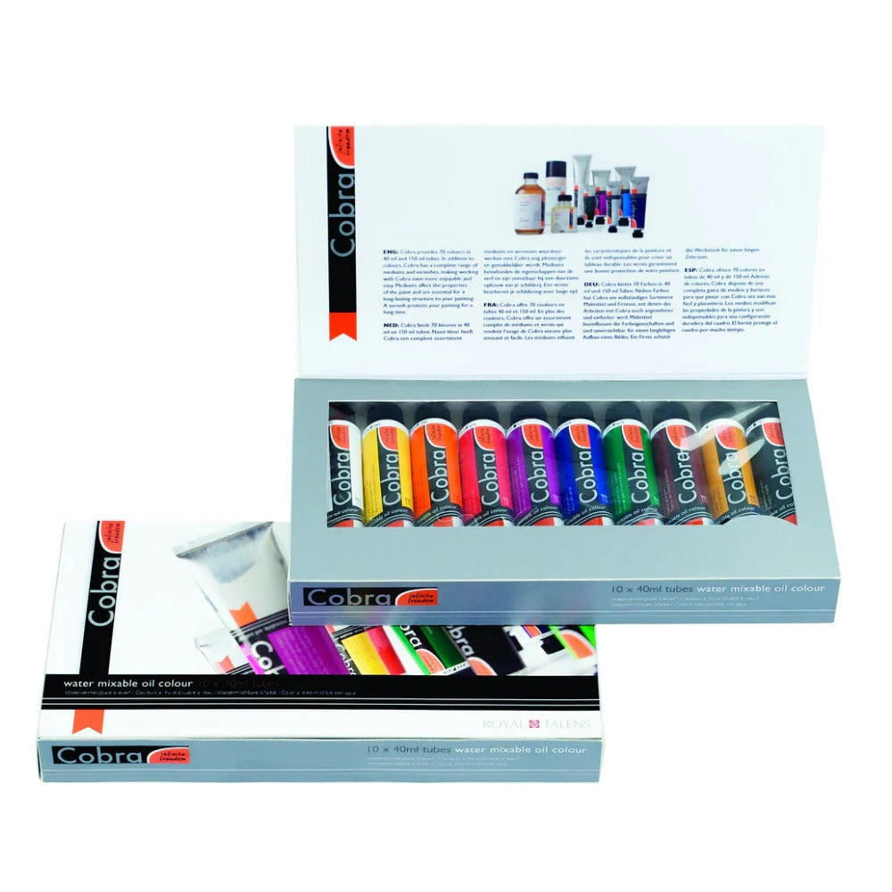 Cobra Artist Water Mixable Oil Gift Set 10x40ml
