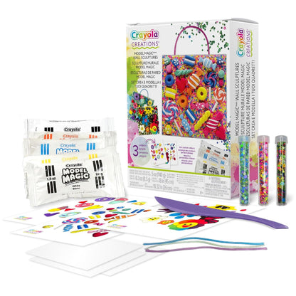 Crayola Creations Model Magic Wall Sculptures Craft Kit