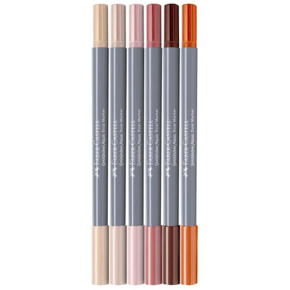 Faber Castell  Goldfaber Aqua Dual Marker - Portrait 6pk