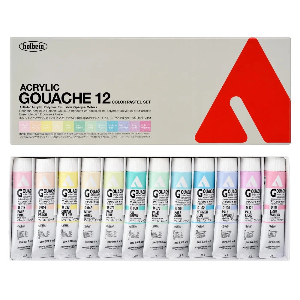 Holbein Acryla Gouache Pastel 12 Set