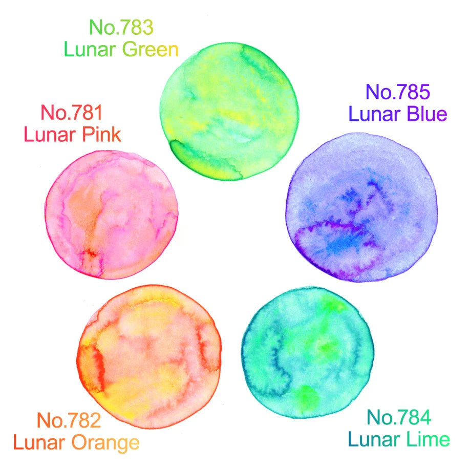 Kuretake Gansai Tambi Watercolour Palette - Granulating 3
