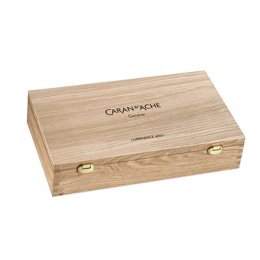 Caran Dache Luminance Pencil 100pce Wooden Box Set
