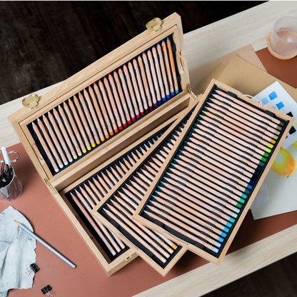 Caran Dache Luminance Pencil 100pce Wooden Box Set