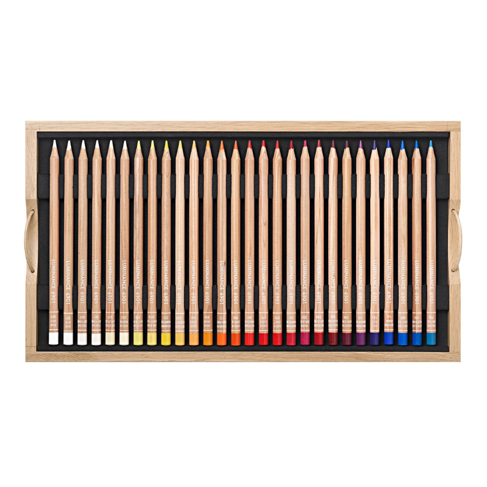 Caran Dache Luminance Pencil 100pce Wooden Box Set