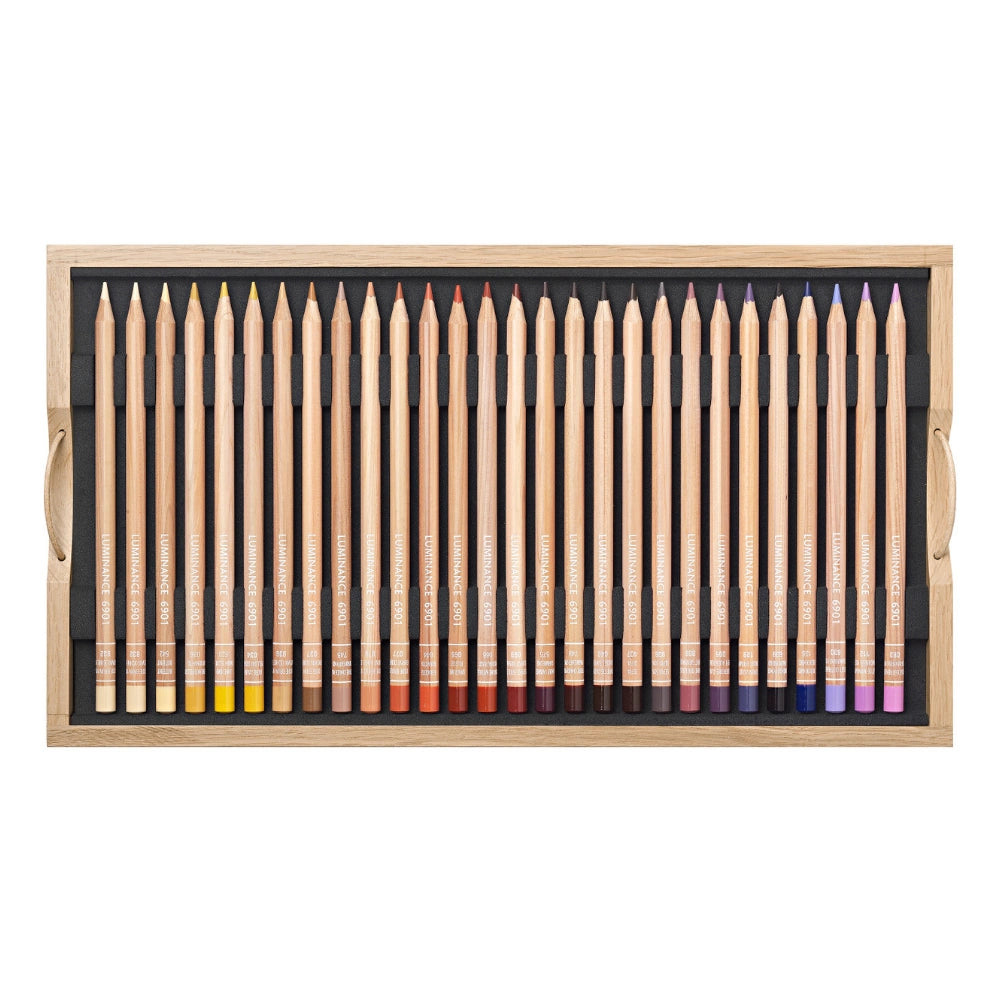 Caran Dache Luminance Pencil 100pce Wooden Box Set