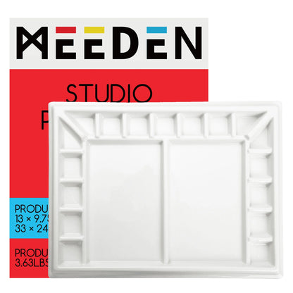 MEEDEN Studio Porcelain Watercolour Paint Palette