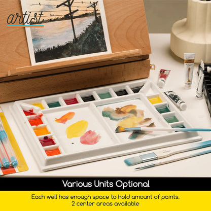 MEEDEN Studio Porcelain Watercolour Paint Palette