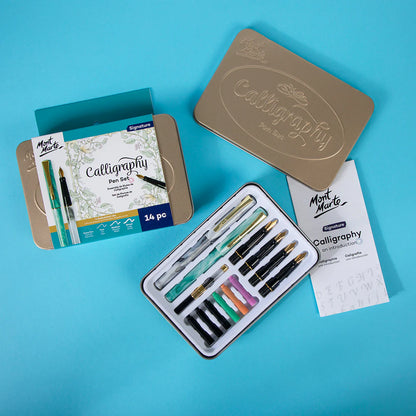 Mont Marte Calligraphy Pen Set 14pc