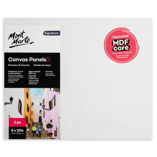 Mont Marte Canvas Panel 20.3X25.4cm 2pk