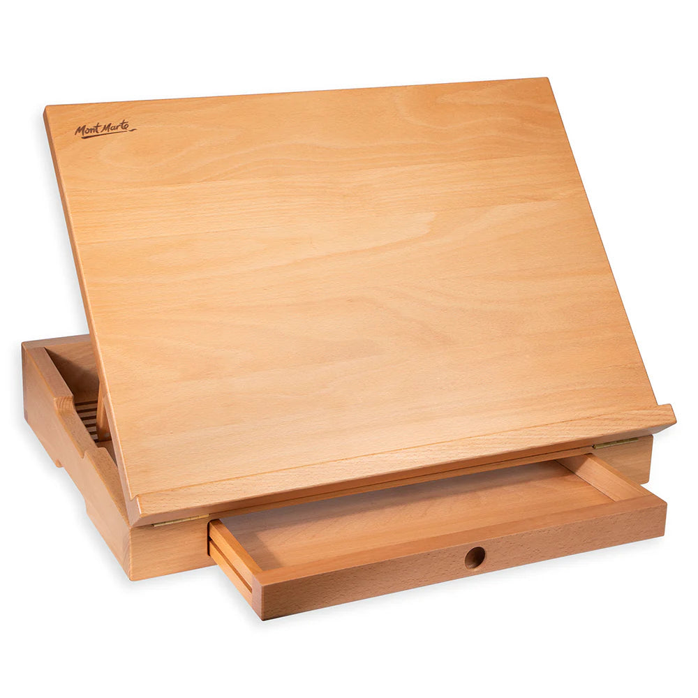 Mont Marte Desktop Table Easel Beech Wood