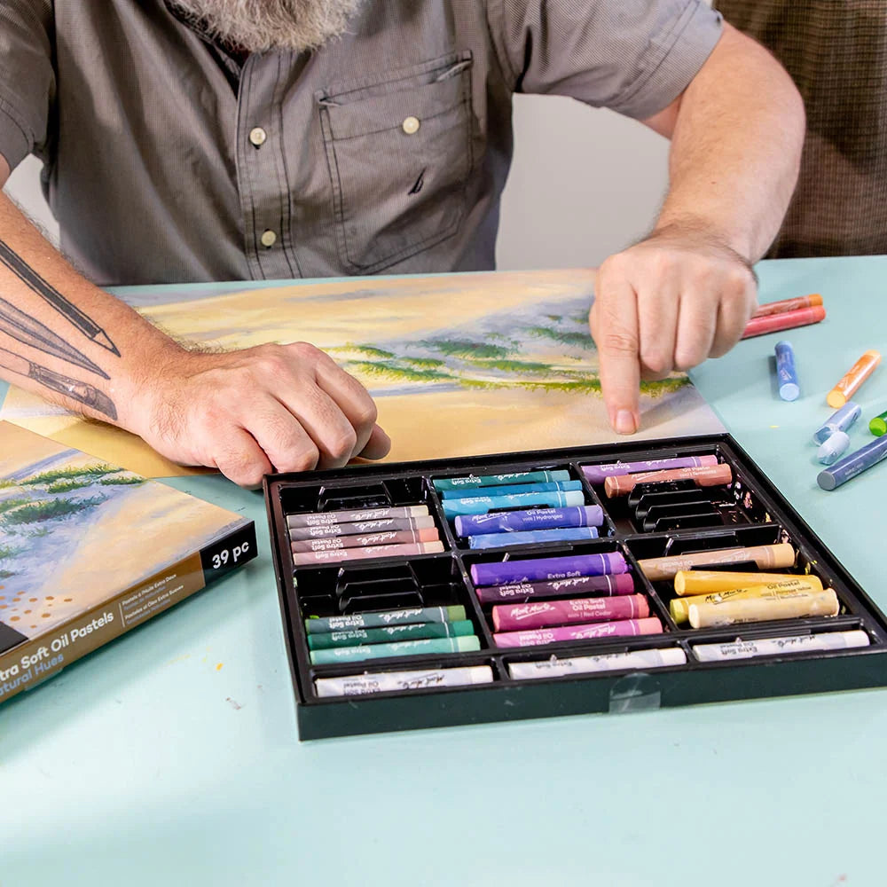 Mont Marte Extra Soft Oil Pastels Natural Hues 39pk