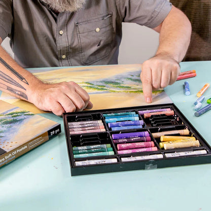 Mont Marte Extra Soft Oil Pastels Natural Hues 39pk