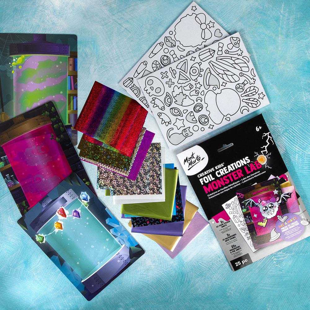 Mont Marte Foil Creations - Monster Lab 25pc - Enchanted