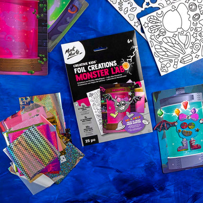 Mont Marte Foil Creations - Monster Lab 25pc - Enchanted