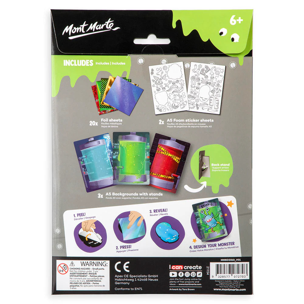 Mont Marte Foil Creations - Monster Lab 25pc - Radioactive