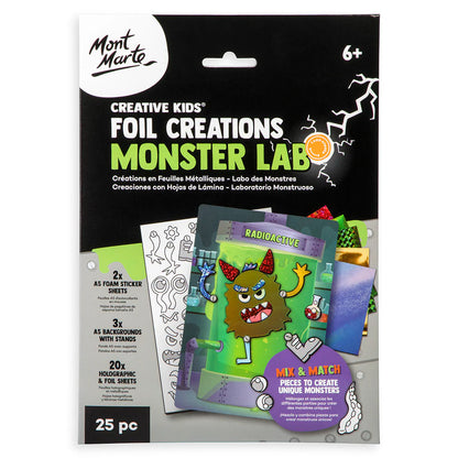 Mont Marte Foil Creations - Monster Lab 25pc - Radioactive