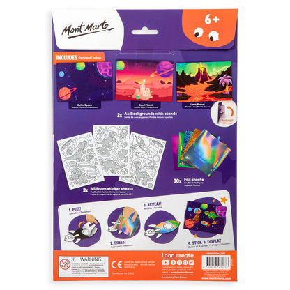 Mont Marte Foil Creations 36pc – Dinos in Space