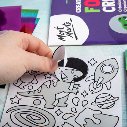 Mont Marte Foil Creations 36pc – Dinos in Space