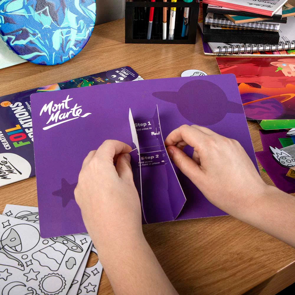 Mont Marte Foil Creations 36pc – Dinos in Space