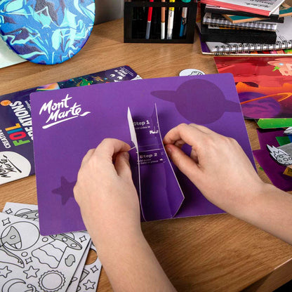 Mont Marte Foil Creations 36pc – Dinos in Space