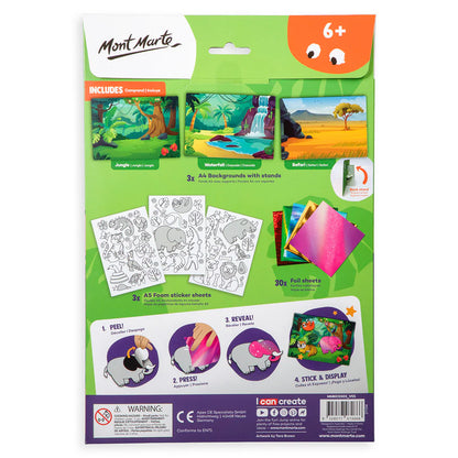 Mont Marte Foil Creations 36pc – Jungle Jamboree