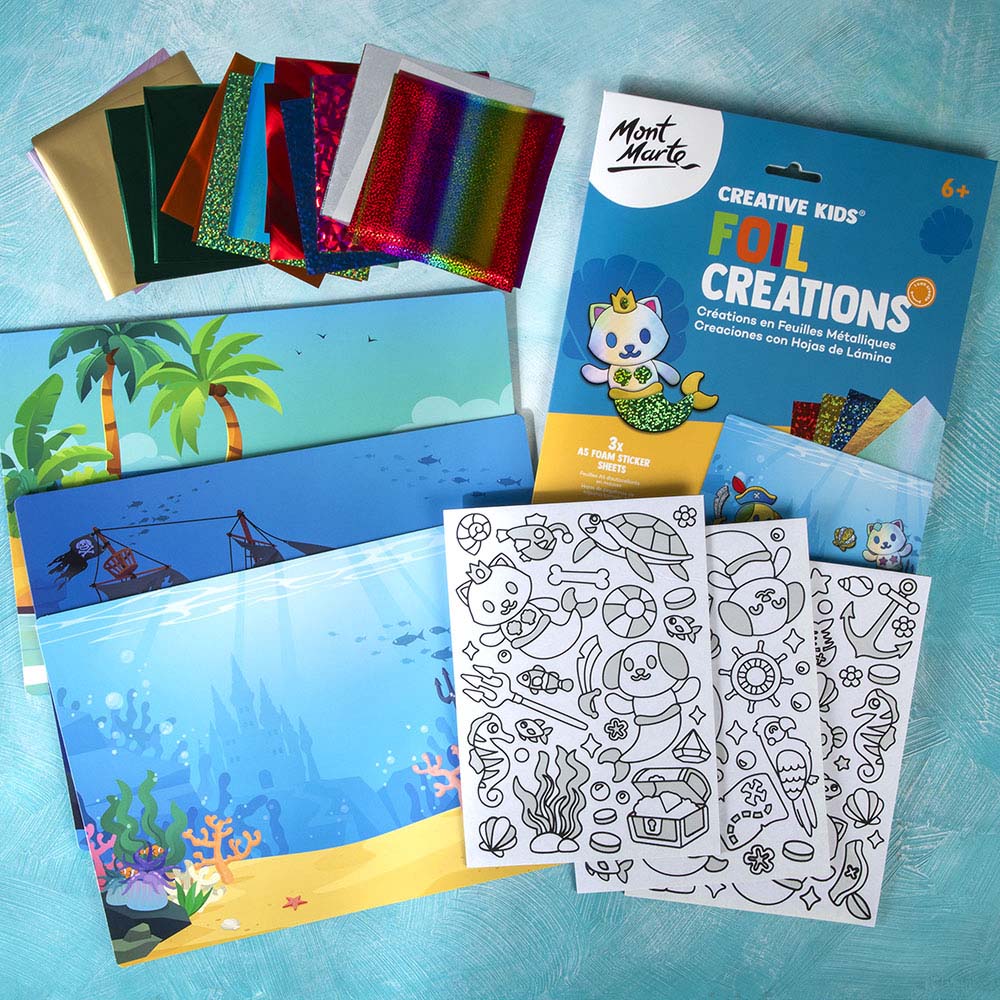 Mont Marte Foil Creations 36pc – Meowmaids and Barkaneers