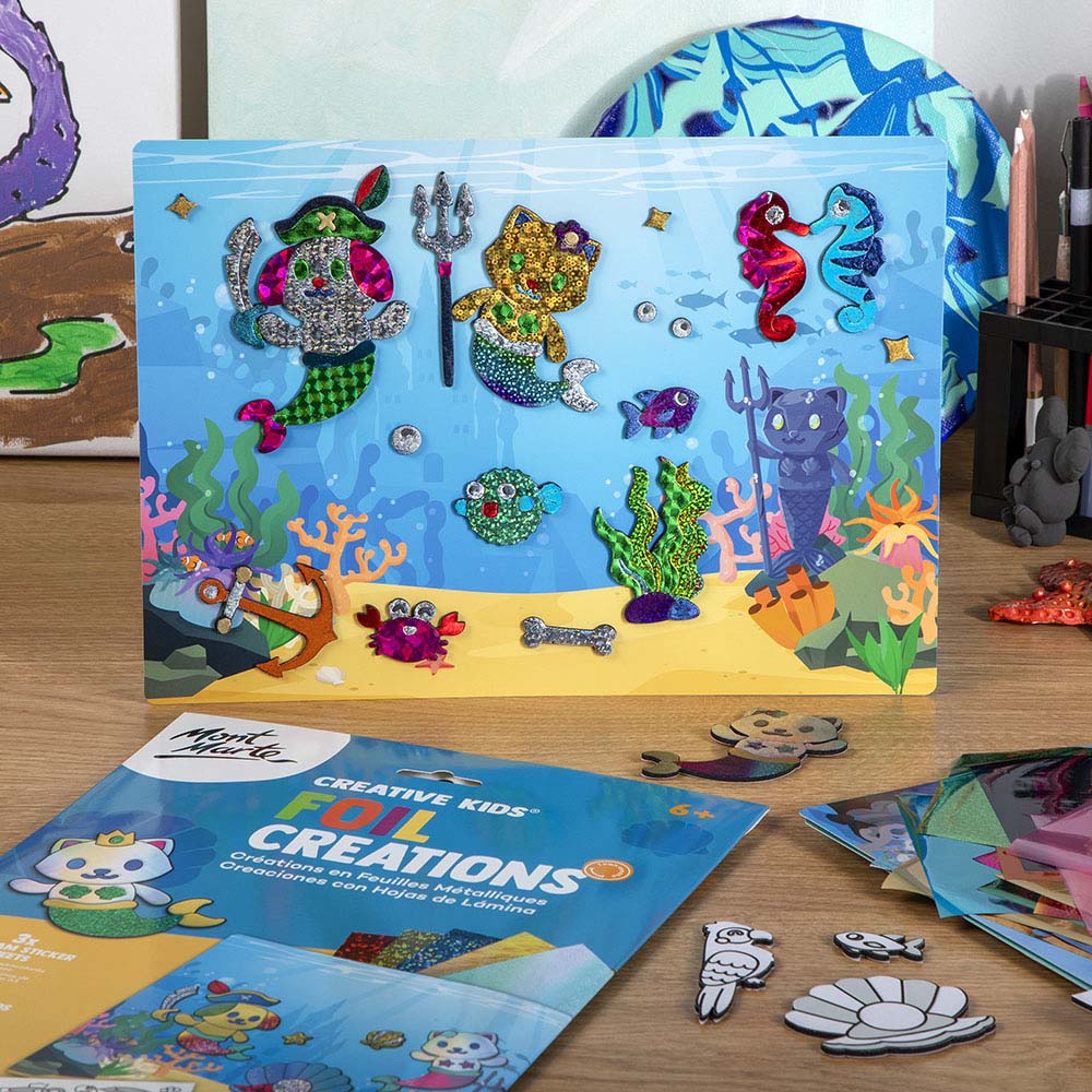 Mont Marte Foil Creations 36pc – Meowmaids and Barkaneers