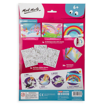 Mont Marte Foil Creations 36pc – Unicorn Quest