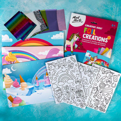 Mont Marte Foil Creations 36pc – Unicorn Quest