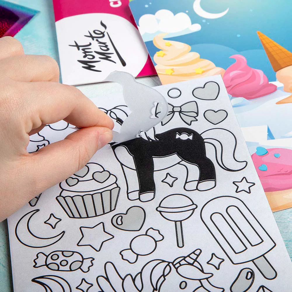 Mont Marte Foil Creations 36pc – Unicorn Quest