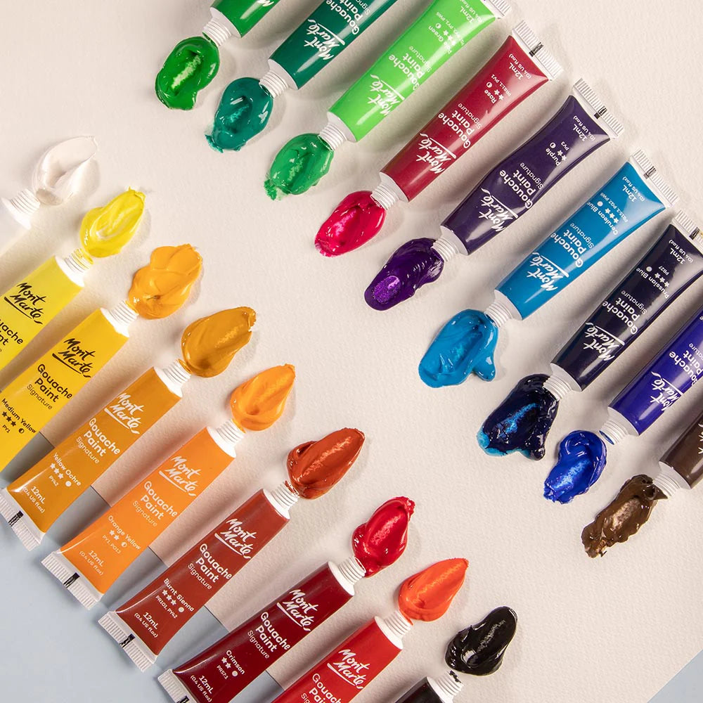 Mont Marte Signature Gouache Paints 18pce