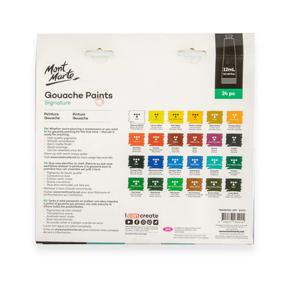 Mont Marte Signature Gouache Paints 24pce