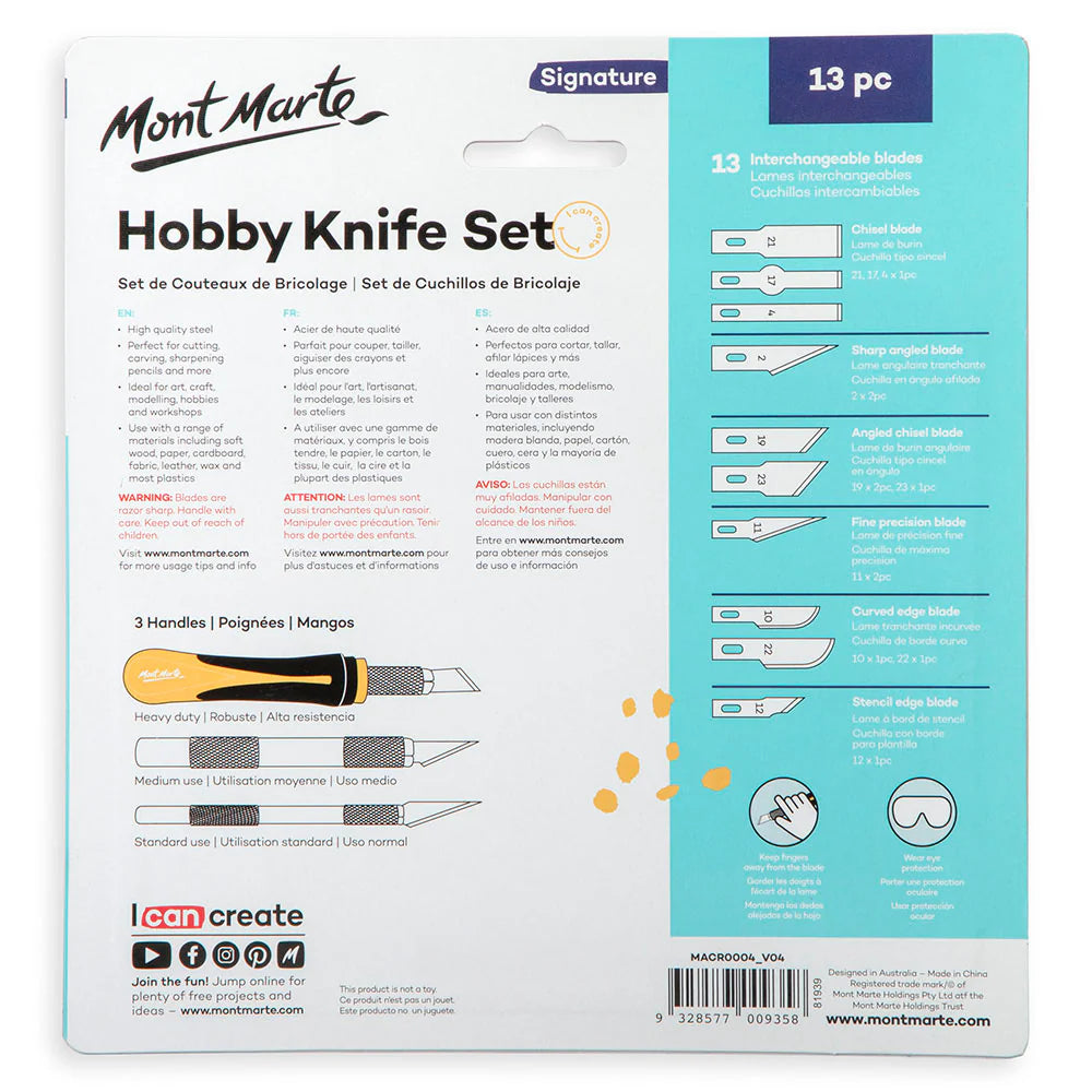 Mont Marte Hobby Knife Set