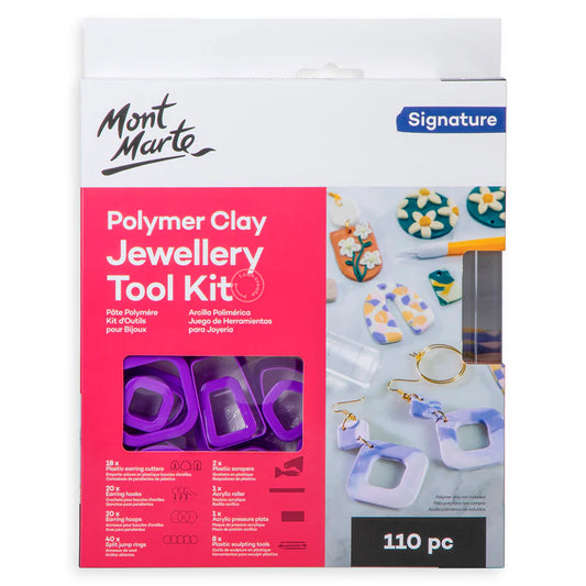 Mont Marte Polymer Clay Jewellery Making Kit
