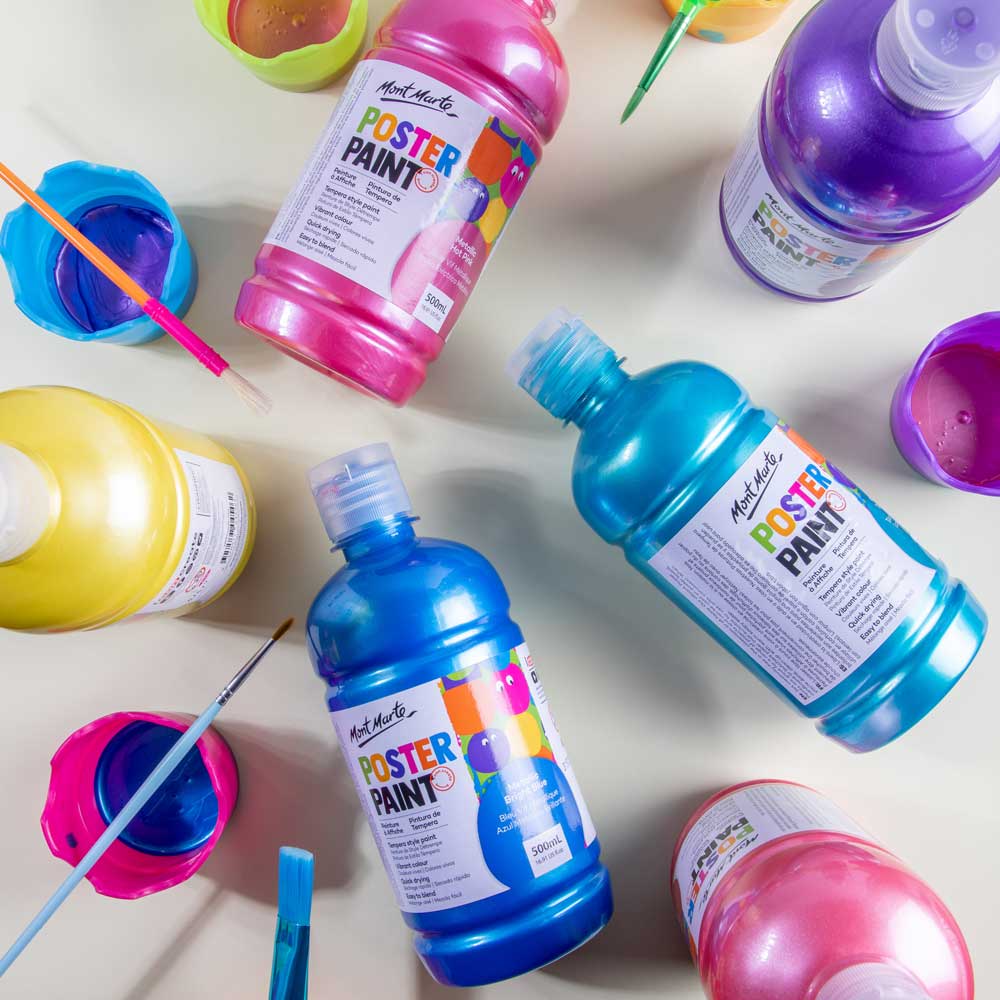 Mont Marte Kids Poster Paints 500ml