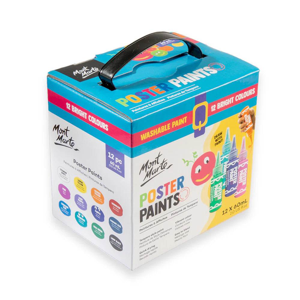 Mont Marte Poster Paints 24pc x 60ml