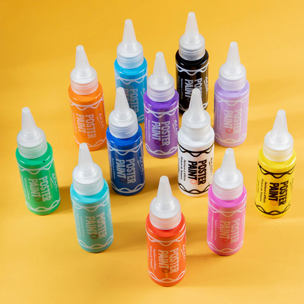 Mont Marte Poster Paints 12pc x 60ml