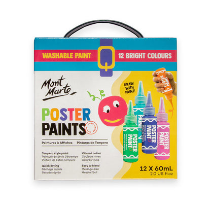 Mont Marte Poster Paints 24pc x 60ml