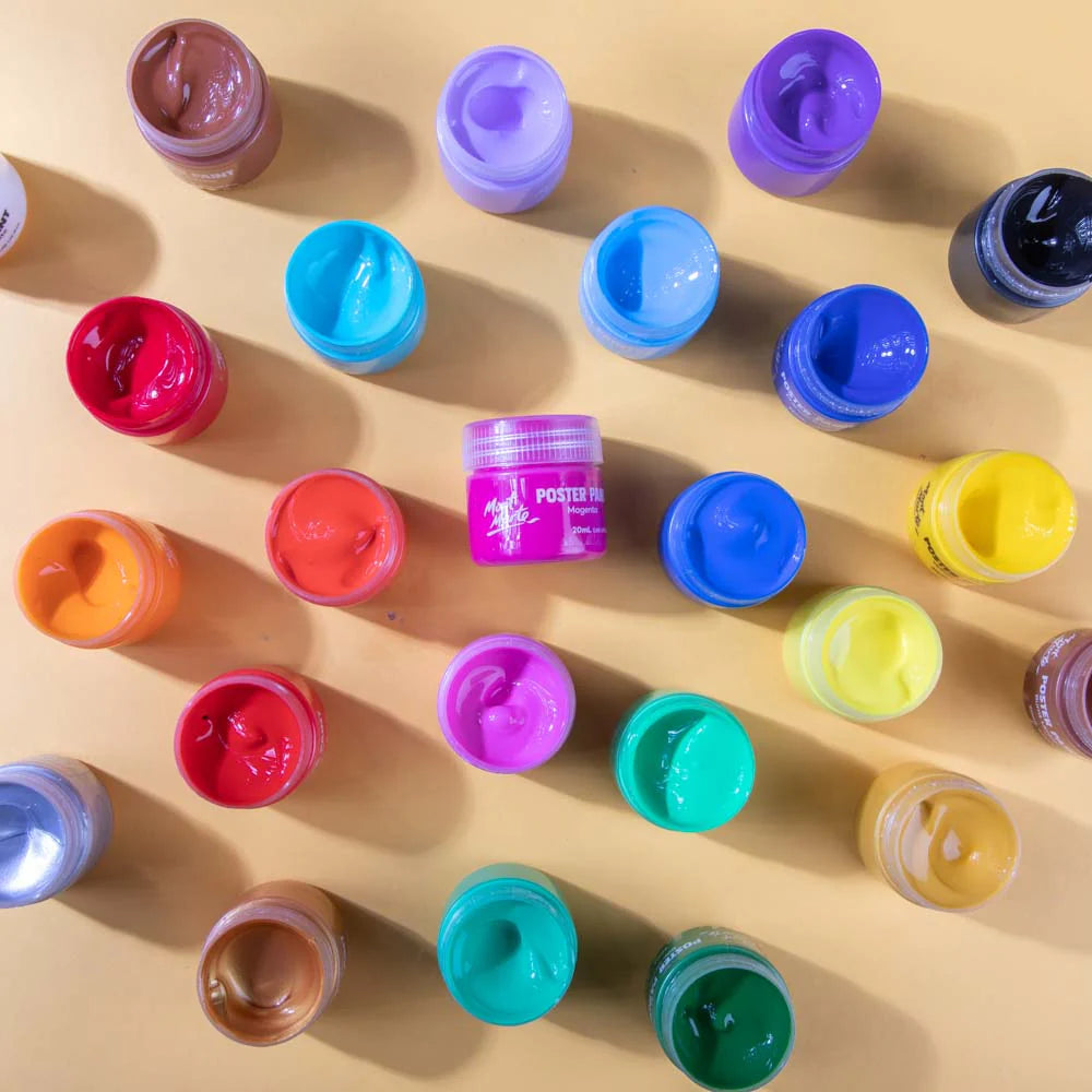 Mont Marte Poster Paints 24pc x 20ml