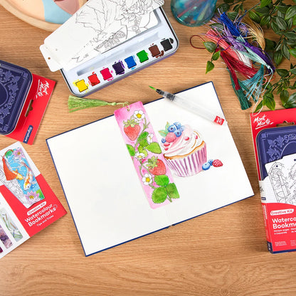 Mont Marte Watercolour Bookmark Set 33pc