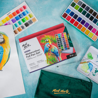 Mont Marte Watercolour Full Pan Set  37pc