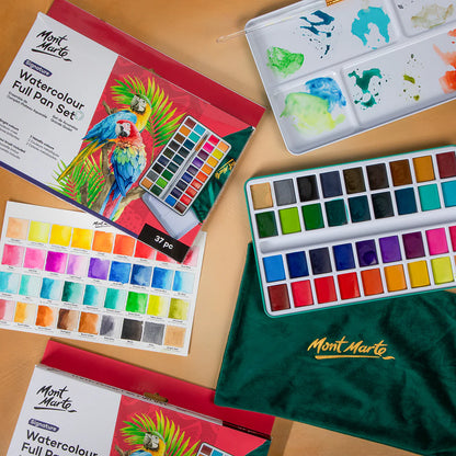 Mont Marte Watercolour Full Pan Set  37pc