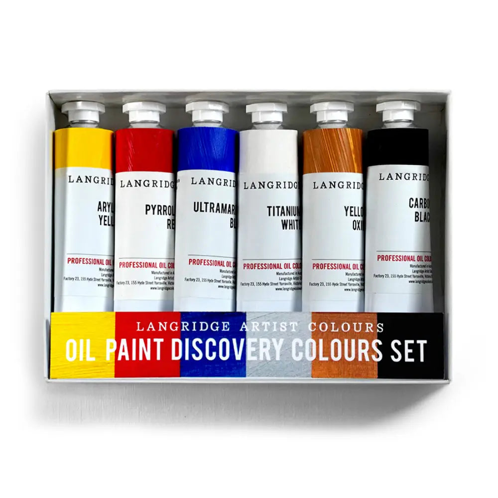 Langridge Oil Paint Discovery Colours Set