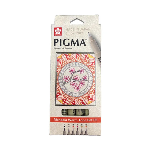 Sakura Pigma Micron Mandala Warm Tone Set 05