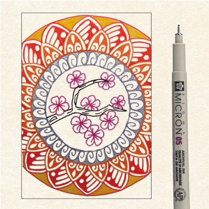 Sakura Pigma Micron Mandala Warm Tone Set 05