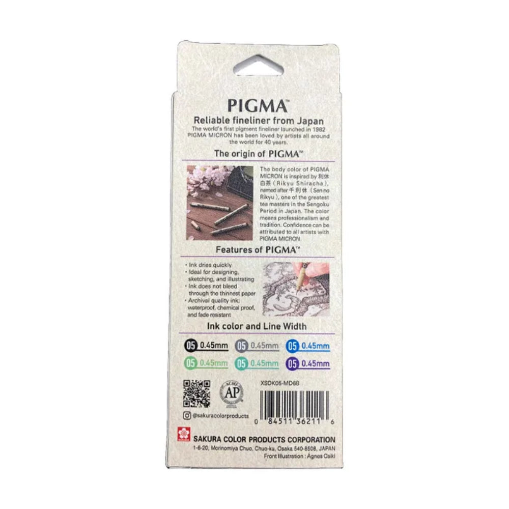 Sakura Pigma Micron Mandala Cool Tone Set 05