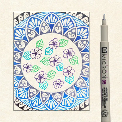 Sakura Pigma Micron Mandala Cool Tone Set 05
